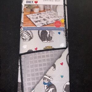 Cat Print Drying Mat